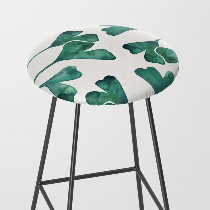 Ginkgo Biloba - Teal Stool Gallery Image 2