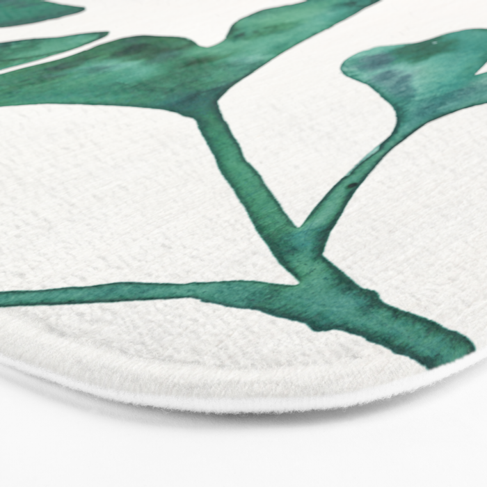 Ginkgo Biloba - Teal Bath Mat Gallery Image 3