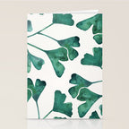Ginkgo Biloba - Teal Stationery Card Gallery Image 2