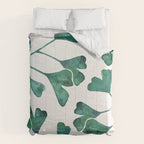 Ginkgo Biloba - Teal Comforter Gallery Image 6