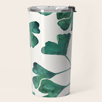 Ginkgo Biloba - Teal Travel Mug Gallery Image 2