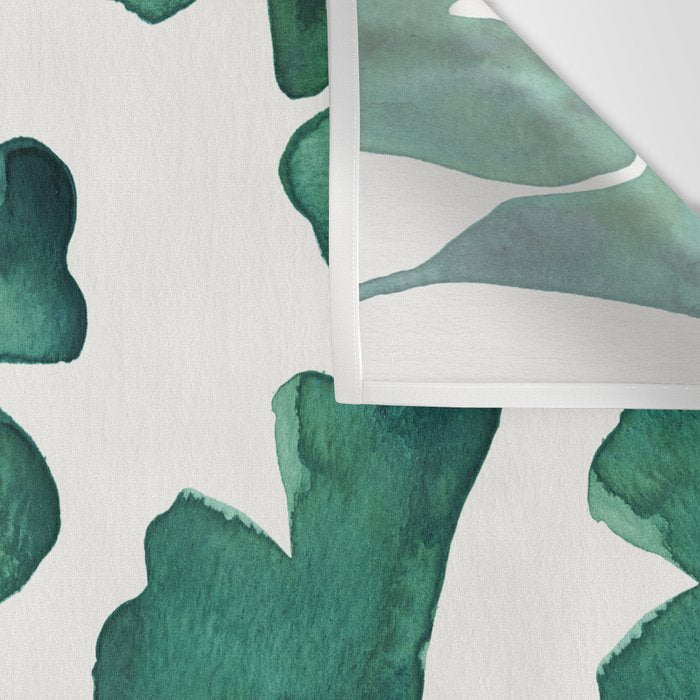 Ginkgo Biloba - Teal Wall Tapestry Gallery Image 3