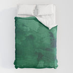 emerald watercolor Comforter Gallery Image 6