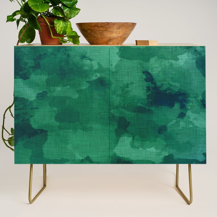 emerald watercolor Credenza Gallery Image 1
