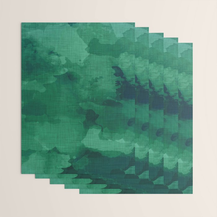 emerald watercolor Wrapping Paper Gallery Image 3