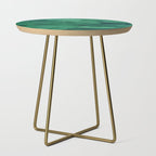 emerald watercolor Side Table Gallery Image 1