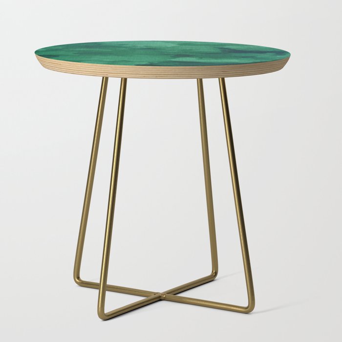emerald watercolor Side Table Gallery Image 1