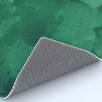 emerald watercolor Rug Gallery Image 4