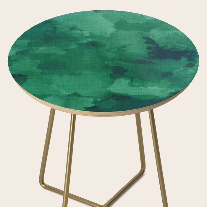emerald watercolor Side Table Gallery Image 2