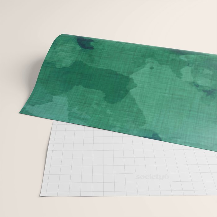 emerald watercolor Wrapping Paper Gallery Image 2