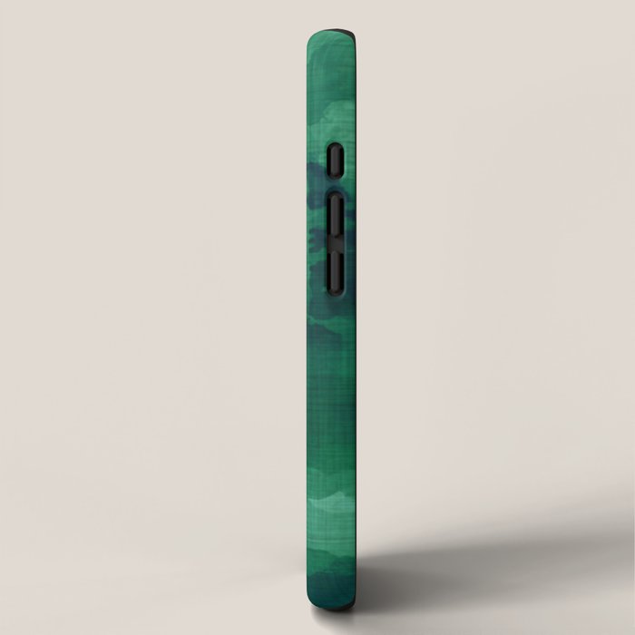 emerald watercolor iPhone Case Gallery Image 2