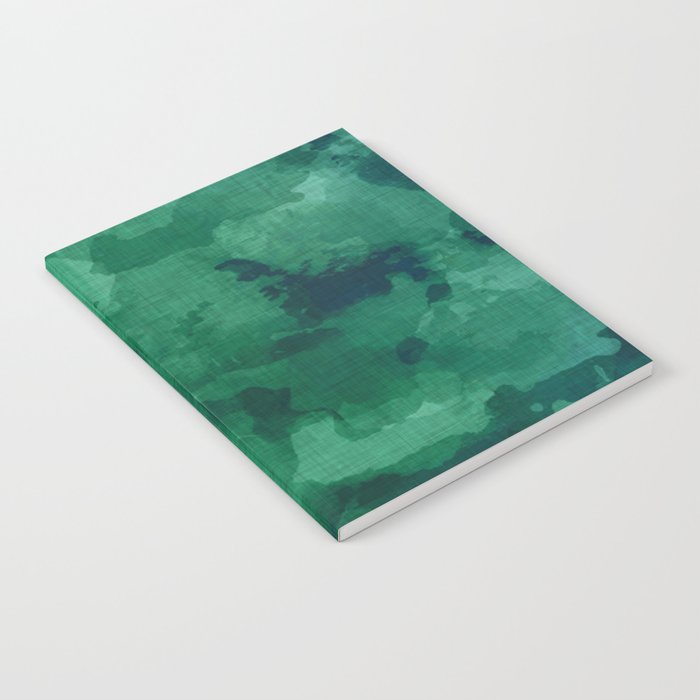 emerald watercolor Notebook Gallery Image 1