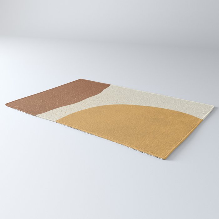 Minimalist Painting - Gold Brown Rug Gallery Image 3