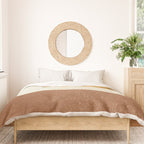 Minimalist Painting - Gold Brown Duvet Cover Gallery Image 3