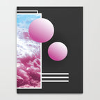 Vaporwave sky / Shapes / 80s / 90s / aesthetic Notebook Gallery Image 4