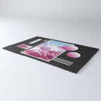 Vaporwave sky / Shapes / 80s / 90s / aesthetic Rug Gallery Image 3