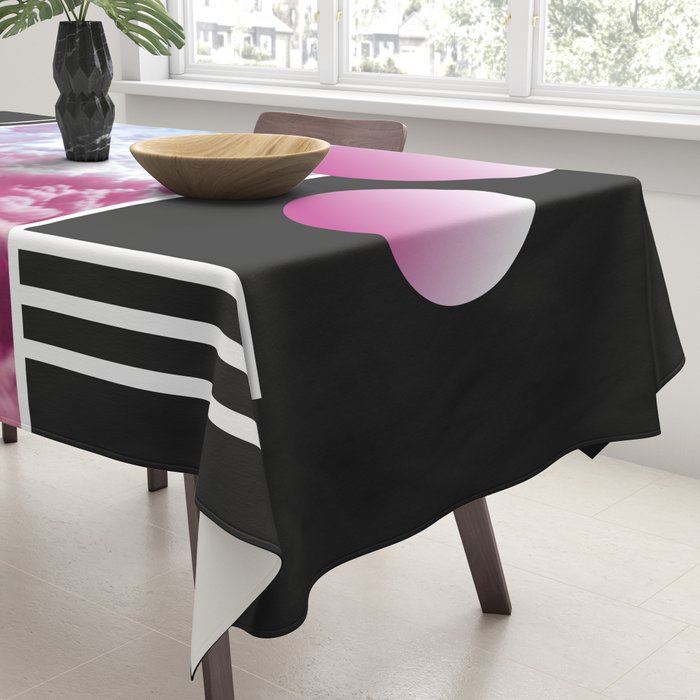 Vaporwave sky / Shapes / 80s / 90s / aesthetic Tablecloth Gallery Image 3