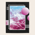 Vaporwave sky / Shapes / 80s / 90s / aesthetic Poster Gallery Image 4