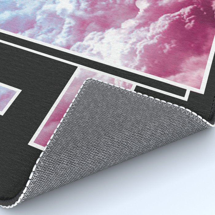 Vaporwave sky / Shapes / 80s / 90s / aesthetic Rug Gallery Image 4