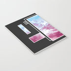 Vaporwave sky / Shapes / 80s / 90s / aesthetic Notebook Gallery Image 3