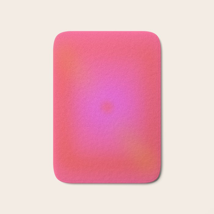 Kind Energy Aura | Trendy Gradient Bath Mat Gallery Image 1