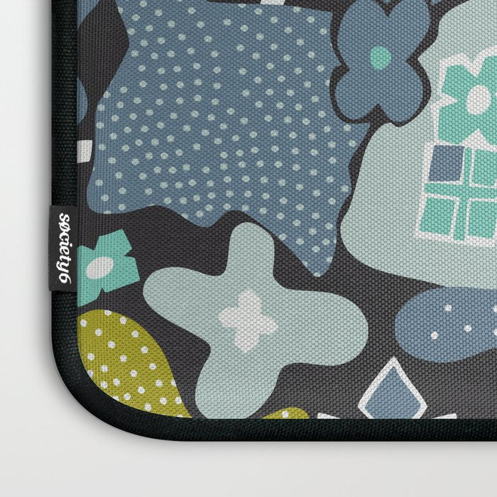 City life botanical park moonless night Laptop Sleeve Gallery Image 3