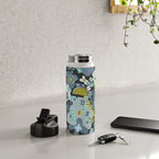 City life botanical park moonless night Water Bottle Gallery Image 4