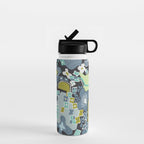 City life botanical park moonless night Water Bottle Gallery Image 1