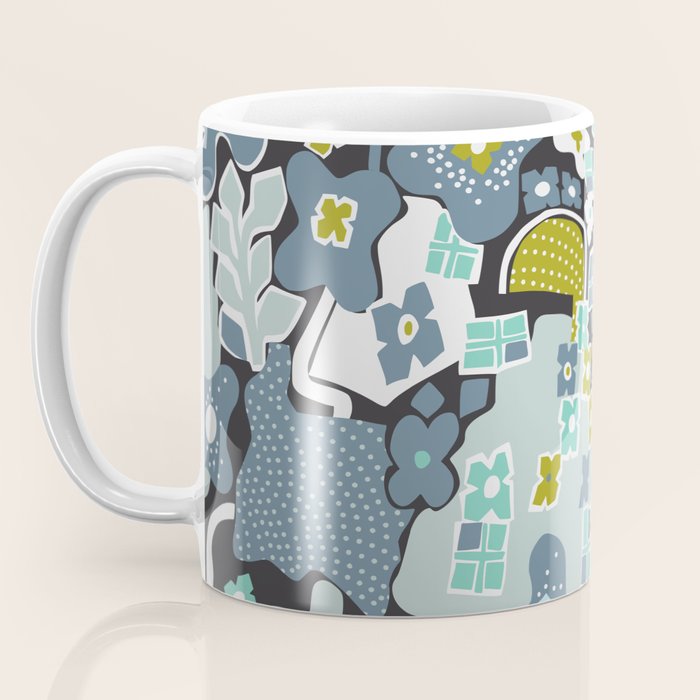 City life botanical park moonless night Coffee Mug Gallery Image 3