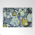 City life botanical park moonless night Welcome Mat Gallery Image 1