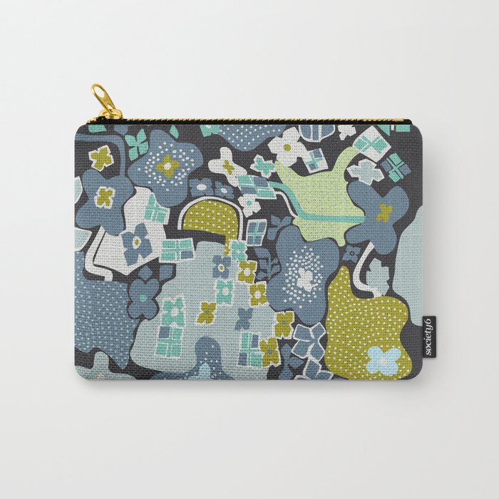 City life botanical park moonless night Carry All Pouch Gallery Image 1