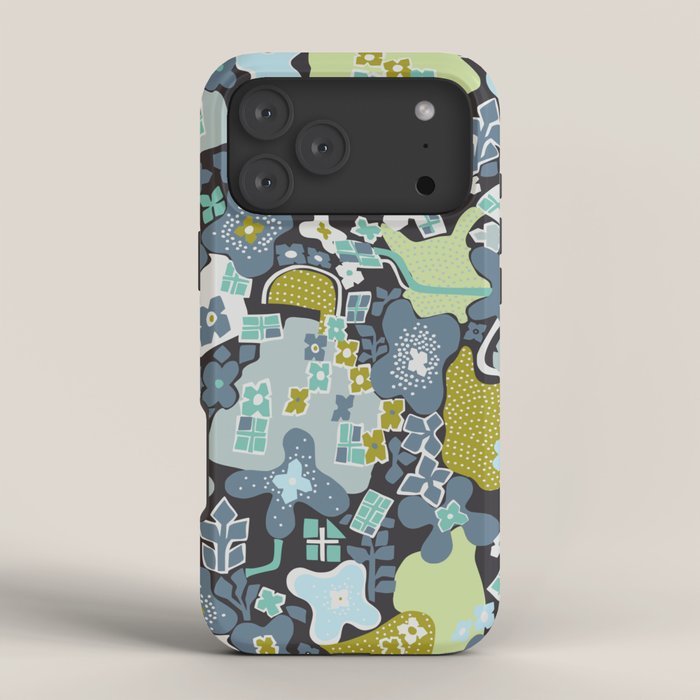 City life botanical park moonless night iPhone Case Gallery Image 4