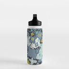 City life botanical park moonless night Water Bottle Gallery Image 3