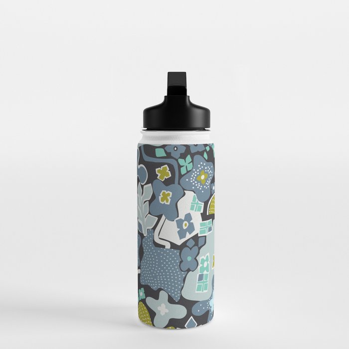 City life botanical park moonless night Water Bottle Gallery Image 3