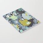 City life botanical park moonless night Notebook Gallery Image 2