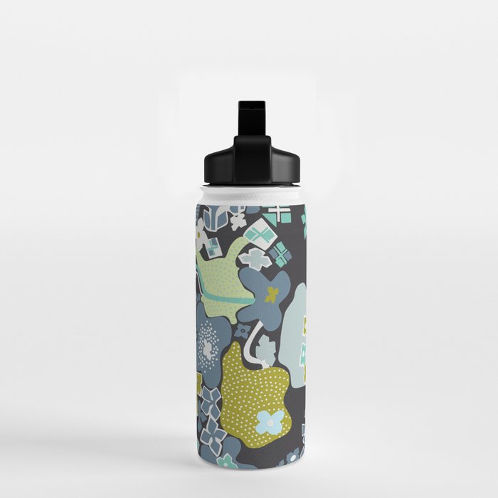 City life botanical park moonless night Water Bottle Gallery Image 2