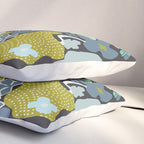 City life botanical park moonless night Pillow Sham Gallery Image 3
