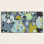 City life botanical park moonless night Desk Mat Gallery Image 3