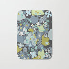 City life botanical park moonless night Bath Mat Gallery Image 1