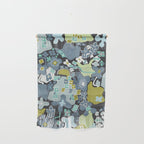 City life botanical park moonless night Wall Hanging Gallery Image 1