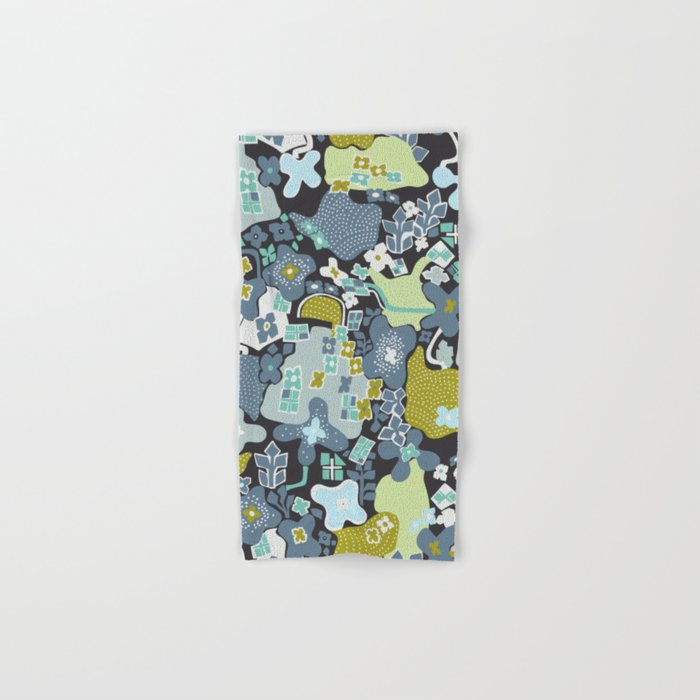 City life botanical park moonless night Bath Towel Gallery Image 1