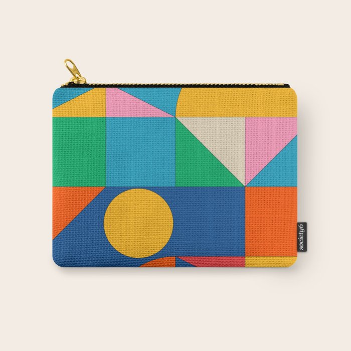 Geometric Shapes 241 Carry All Pouch Gallery Image 1