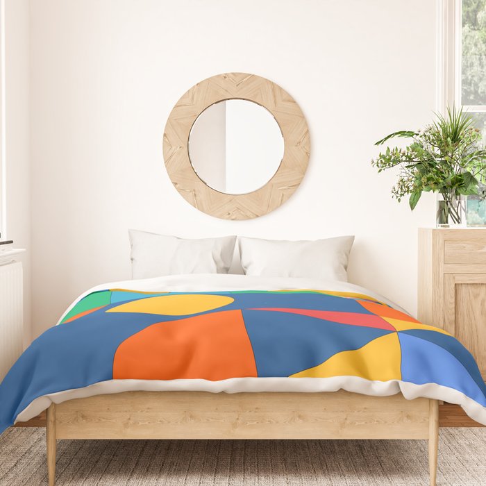 Geometric Shapes 241 Duvet Cover Gallery Image 3