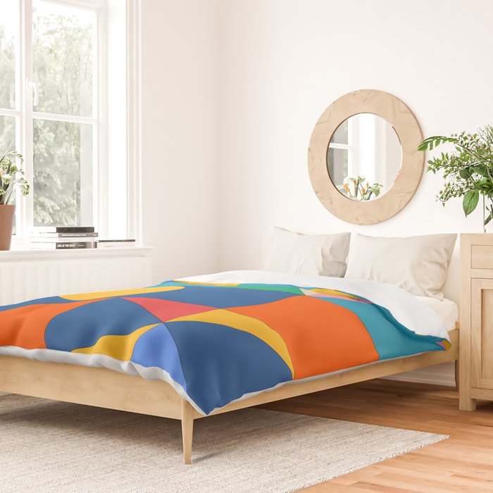 Geometric Shapes 241 Duvet Cover Gallery Image 2