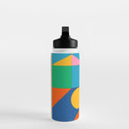 Geometric Shapes 241 Water Bottle Gallery Image 3