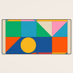 Geometric Shapes 241 Desk Mat Gallery Image 3