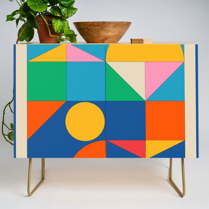 Geometric Shapes 241 Credenza Gallery Image 1