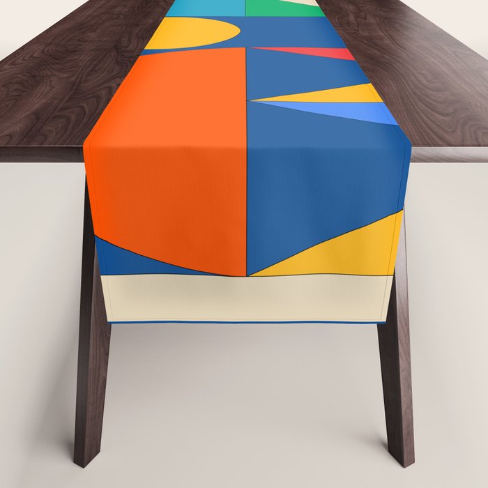 Geometric Shapes 241 Table Runner Gallery Image 1