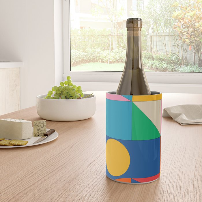 Geometric Shapes 241 Wine Chiller Gallery Image 4