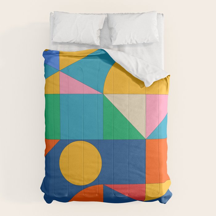 Geometric Shapes 241 Comforter Gallery Image 6